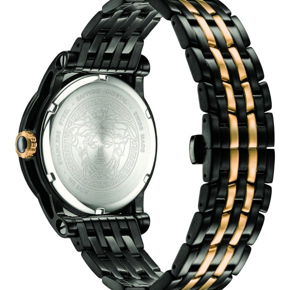 Versace Men's 45mm Golden Logos Watch - Picture 3 of 4
